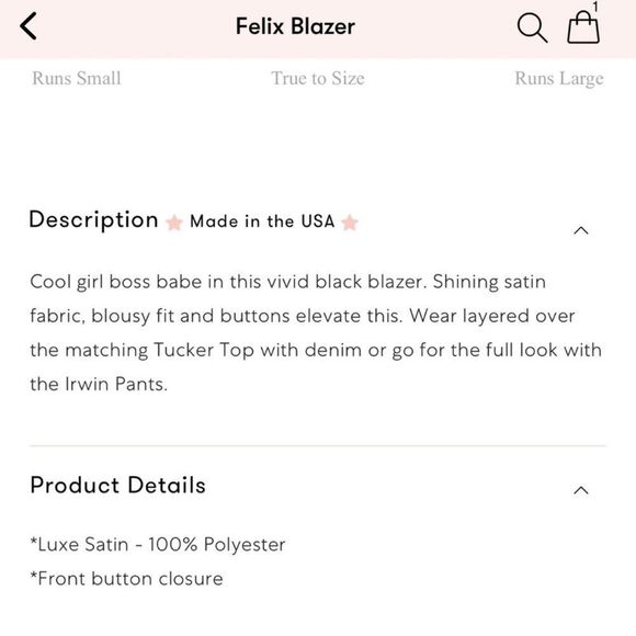 Show Me Your MuMu Disco Glitz Felix Blazer Top Gold Metallic shimmery XXL - Picture 3 of 3